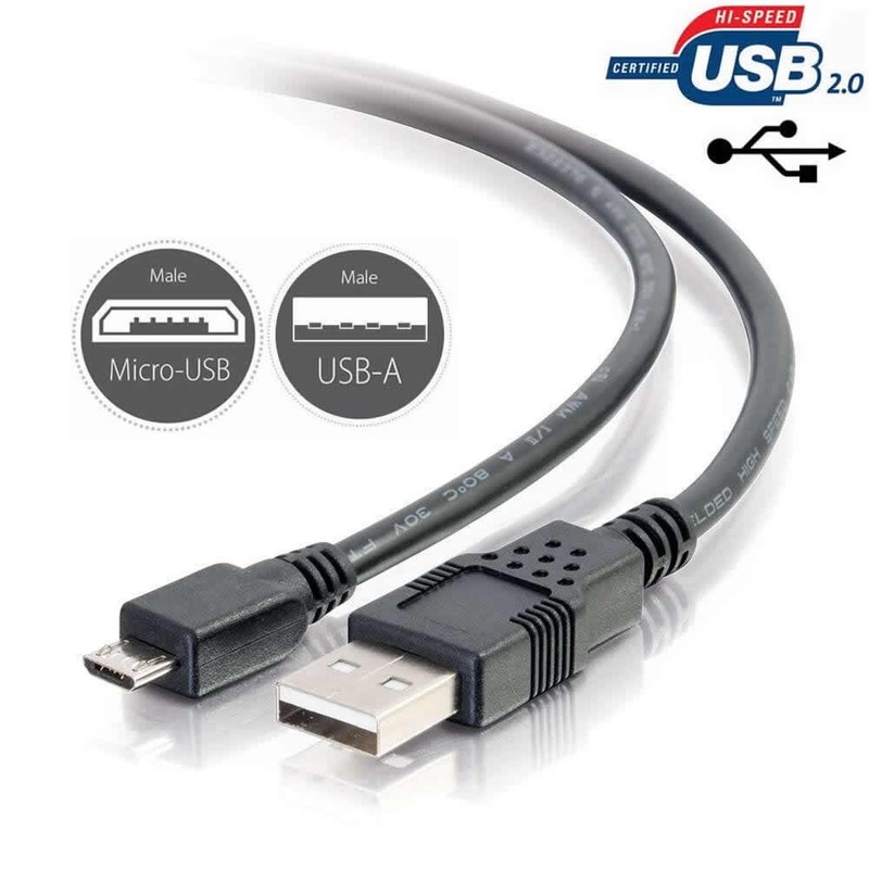 Micro USB Data Cable Lead USB-Kable for Ledger Nano S Trezor One Hardware Wallet