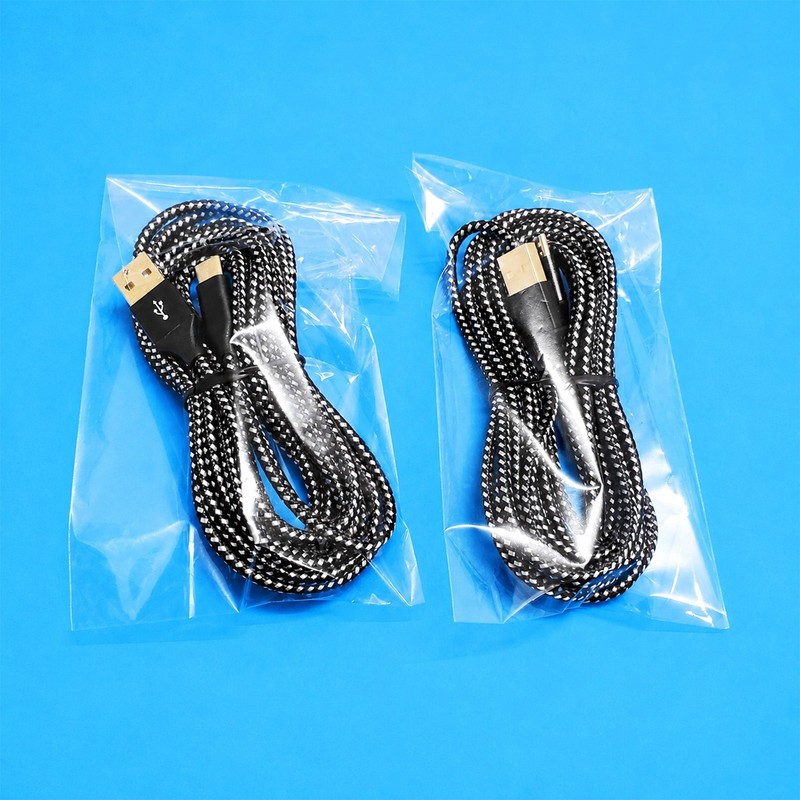 Two 10 foot Long USB-C Charging Cables for Android & iPhone 15/16 Samsung Google gallery