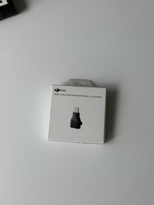 DJI Mic Series Mobile Receiver Adapter – USB-C to Lightnig- NEW and SEALED