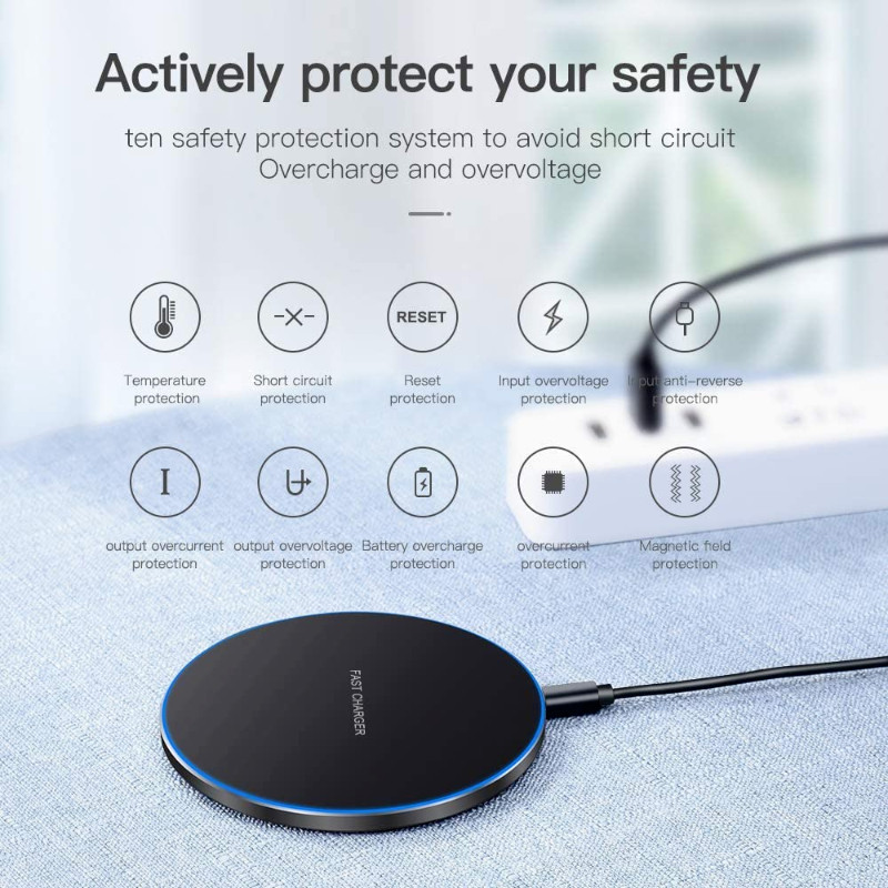 65W Wireless Fast Charger Charging Pad Dock For iPhone 17e 16 15 Pro Max 14 13 gallery