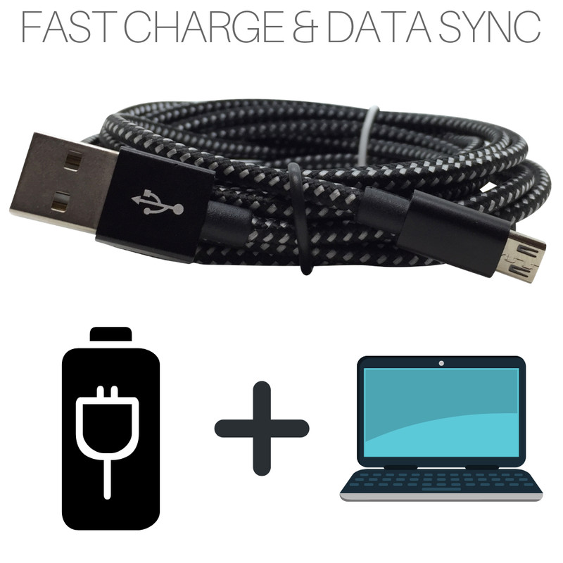 6FT Micro USB Fast Charger Cable Cord USB Adapter For Samsung Galaxy S5 S6 S7 S8 gallery