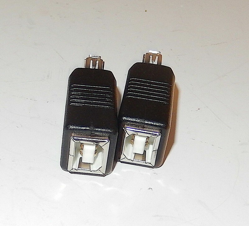 Electop 2 Pack USB 2.0 A Female to USB Female Adapter Converter