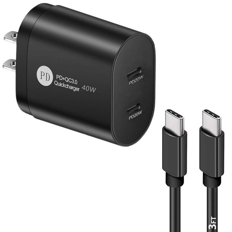 Original OEM 40W USB-C Fast Wall Charger Cord for iPhone 16 /15 Pro Max Plus Lot gallery
