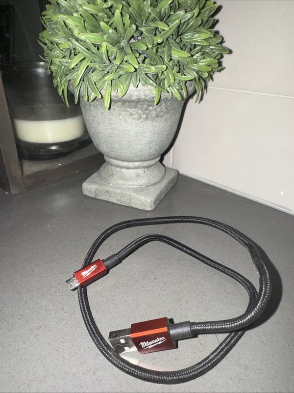 Milwaukee Tools Micro USB Cable Cord for M12 Compact Charger 24" OEM gallery