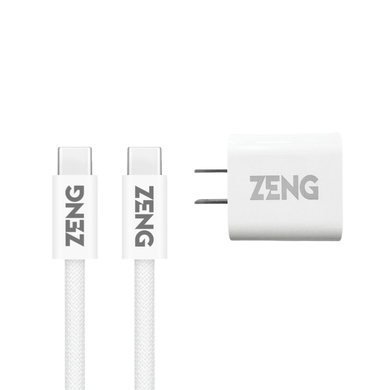 Zeng 20W USB-C Power Adapter & USB-C to USB-C Cable gallery