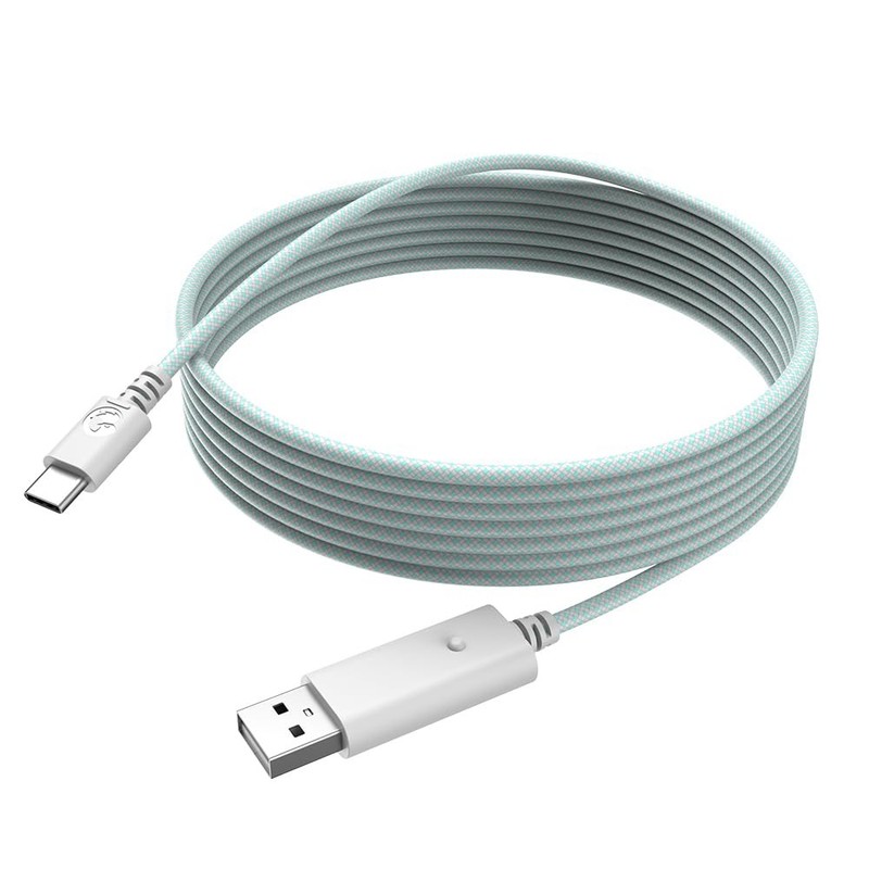 GameSir USB-C Cable for G7 SE, G7, T4 Kaleid White Cyan