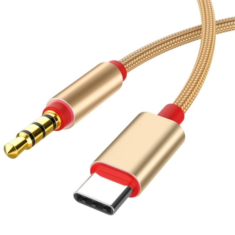 USB C to 3.5mm Sound Cable Headphone Male Cord Car Auxiliary Cable Type C Cord gallery