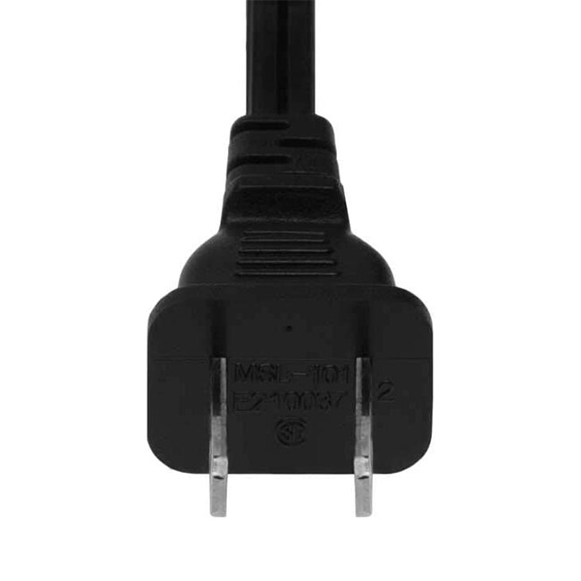 2 Pack - 3ft Two Prong AC Power Cord Cable NEMA 1-15P C7 for Laptop PS3 PS4 DVR gallery