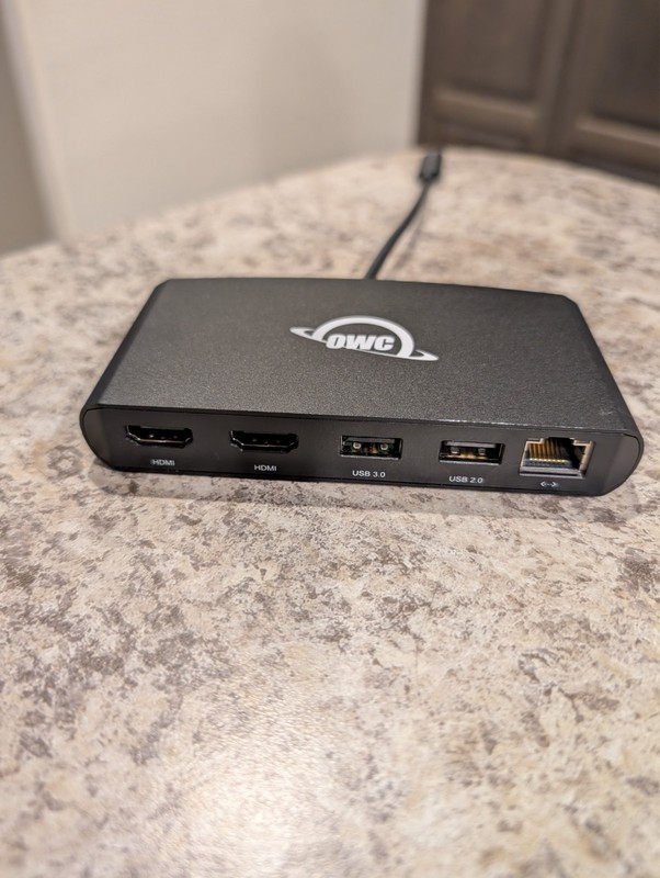 OWC Thunderbolt mini Dock, Bus-Powered 5-Port Multi-Adapter with Dual 4K HDMI...