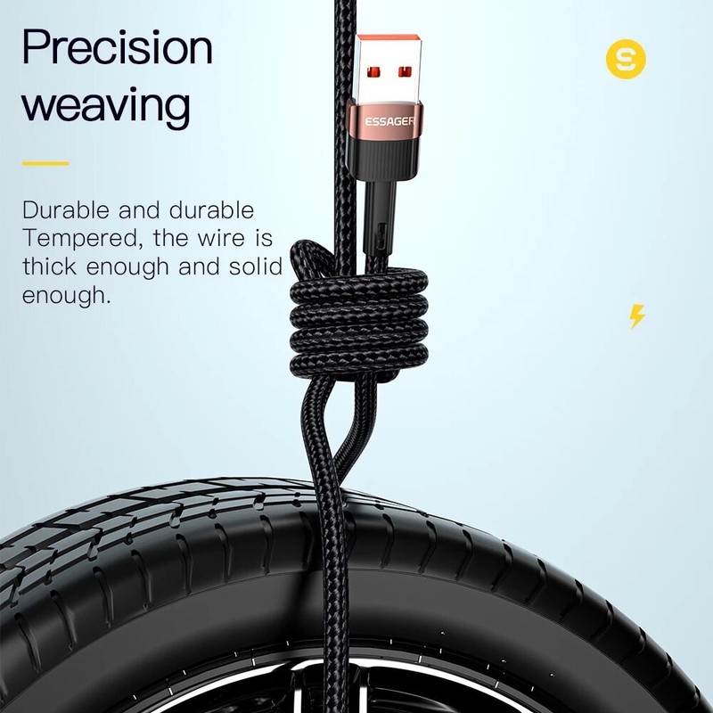 USB Type C Data Cable For Realme Huawei P30 Pro 66W Fast Charging Wire gallery