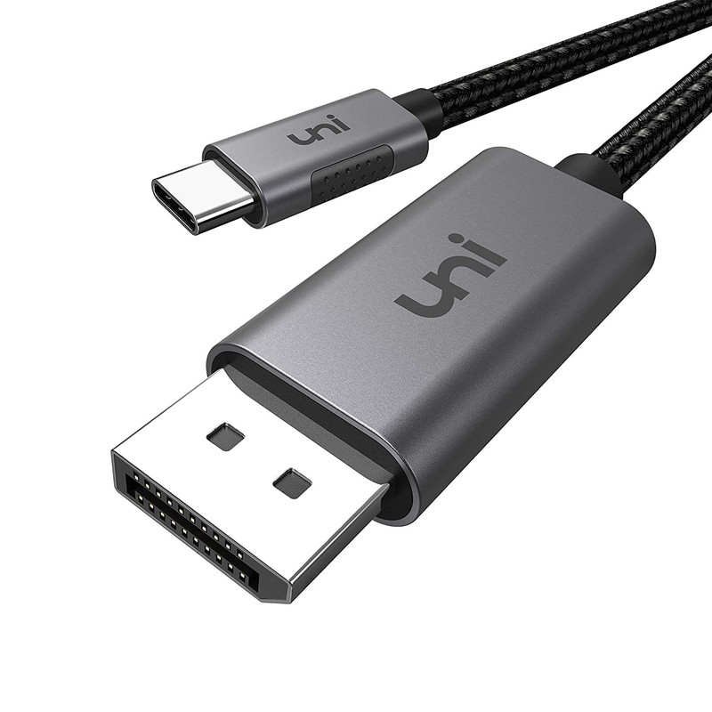USB C to Displayport Cable 4K 60HZ, 6ft – 2 Pack, Sturdy Aluminum USB Type-C …