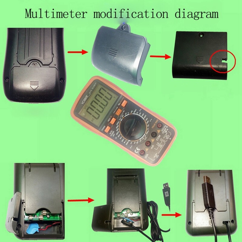 Universal USB Mains Convert 6F22 9V Battery Eliminators Replace 9V Battery USB gallery