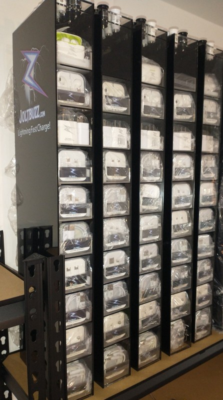 Cell Phone Accessories In Counter Display