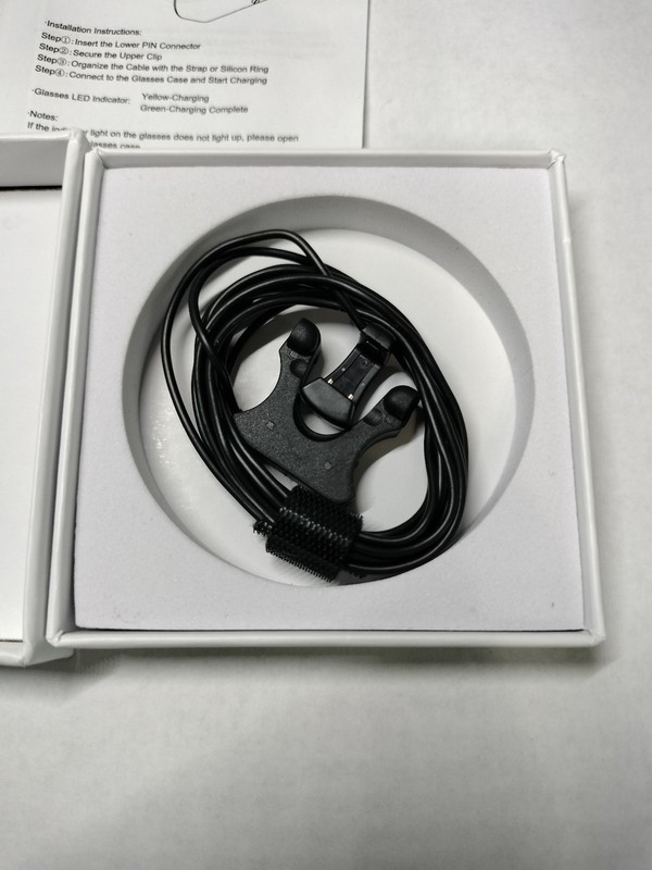 Extension Charging Cable Compatible with RayBan META Smart Glasses Charger Case gallery