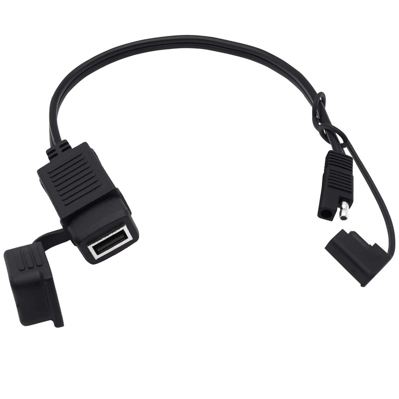 SAE to USB Adapter Motorcycle Cable SAE Quick Connector to 5V 2A USB a Female Po