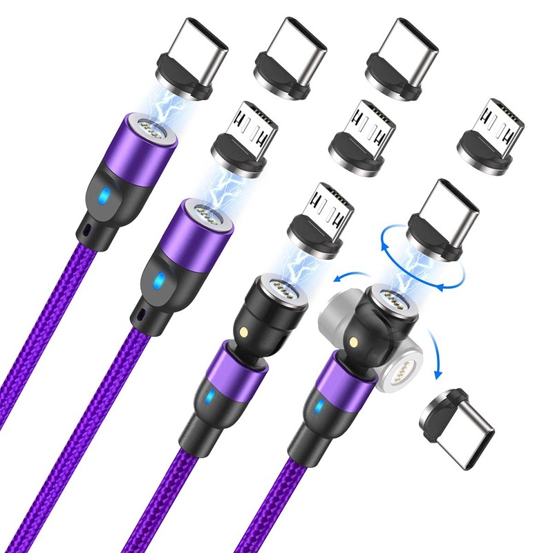 Magnetic Charging Cable, Fast Charging and Data Transfer Magnetic USB Cable, …