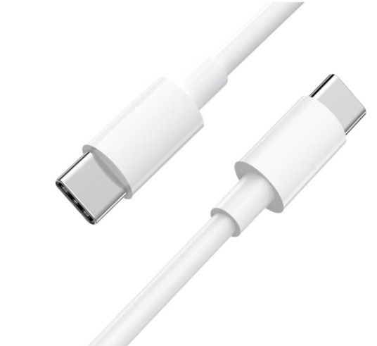 USB-C to USB-C 3FT Charging/DATA Cable White (2each)