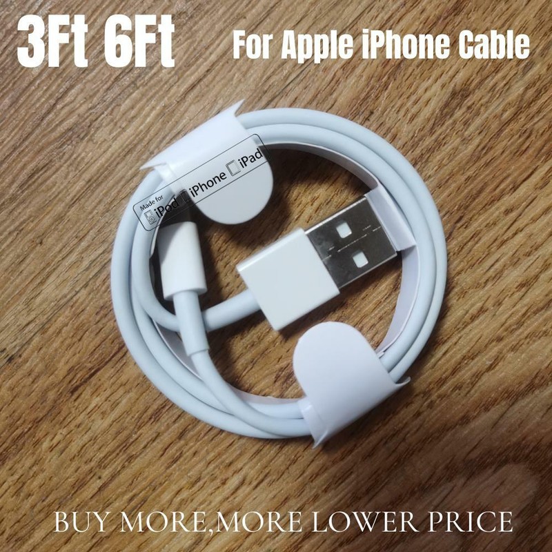 3Ft 6Ft USB Charger Cable Cord For Apple iPhone 13 12 11 8 6 Plus 5 SE XR XS Max