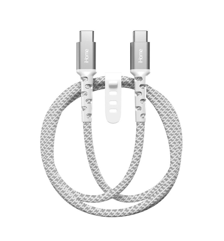 iHome cable Durastrain USB TYPE-C TO USB TYPE-C CABLE 6FT