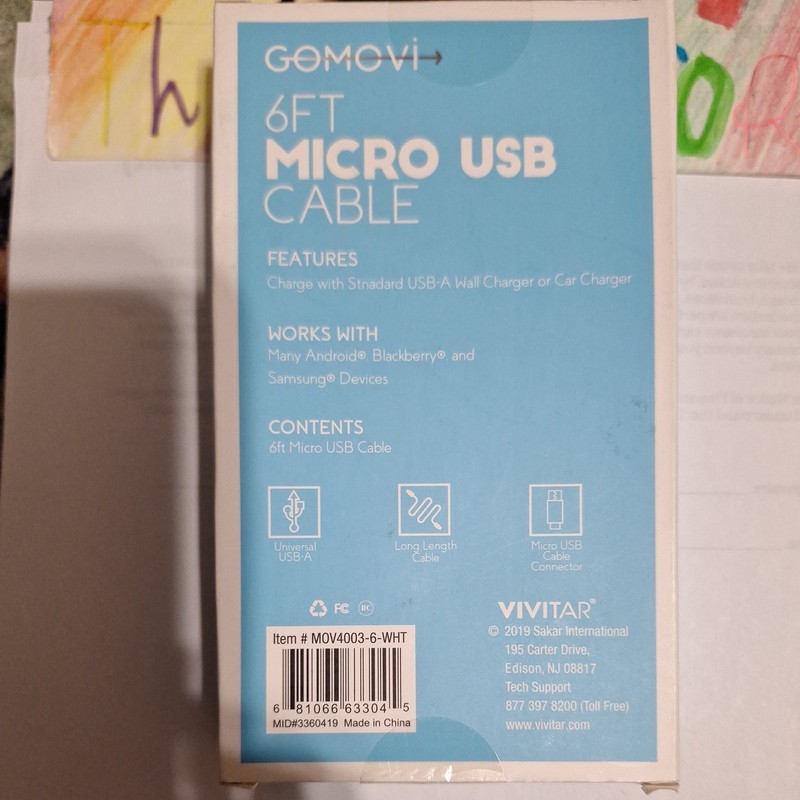GOMOVI Braided Micro USB Braided Cable | V gallery
