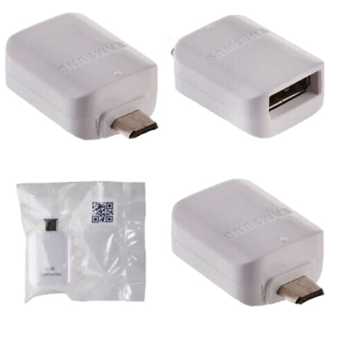 Lot of 10 Samsung Original Micro-USB to USB Connector OTG Adapter OEM NEW gallery