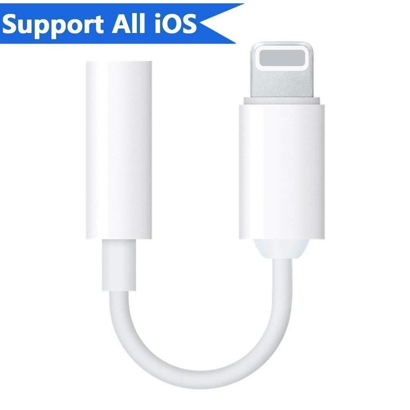 Apple Lightning to 3.5mm Headphone Jack Adapter for iPhone 7 8 PLUS X Xs Max gallery