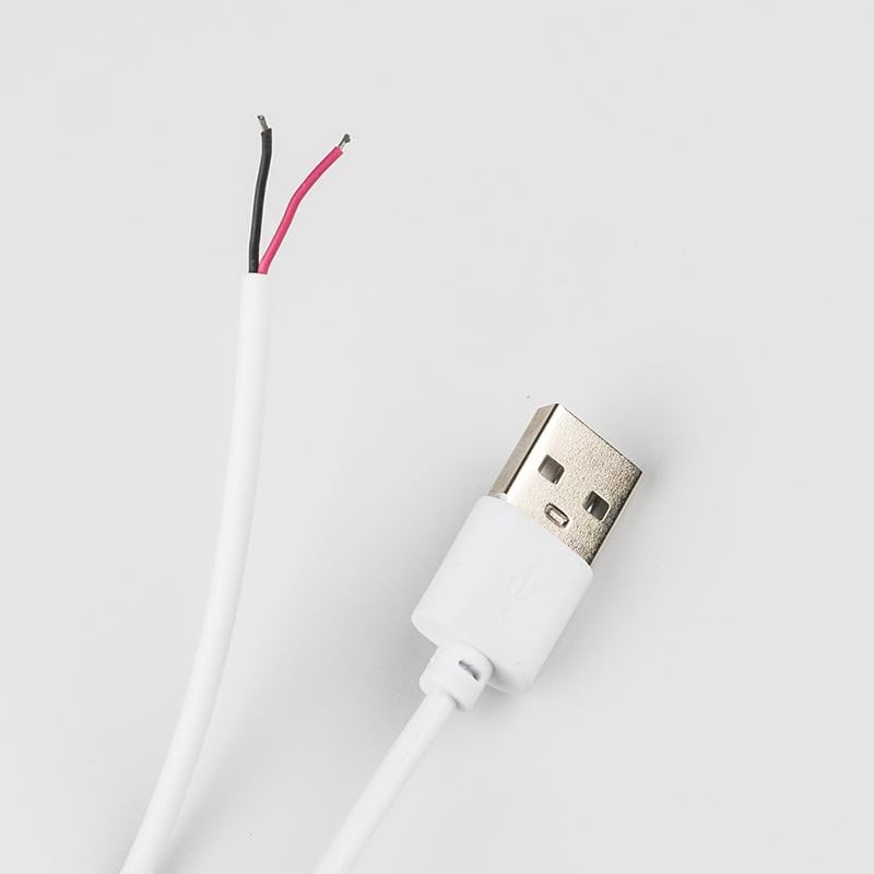 4 Pack USB Extension Cable with Switch On/Off 2 Pin Wire Connector DIY Power ... gallery