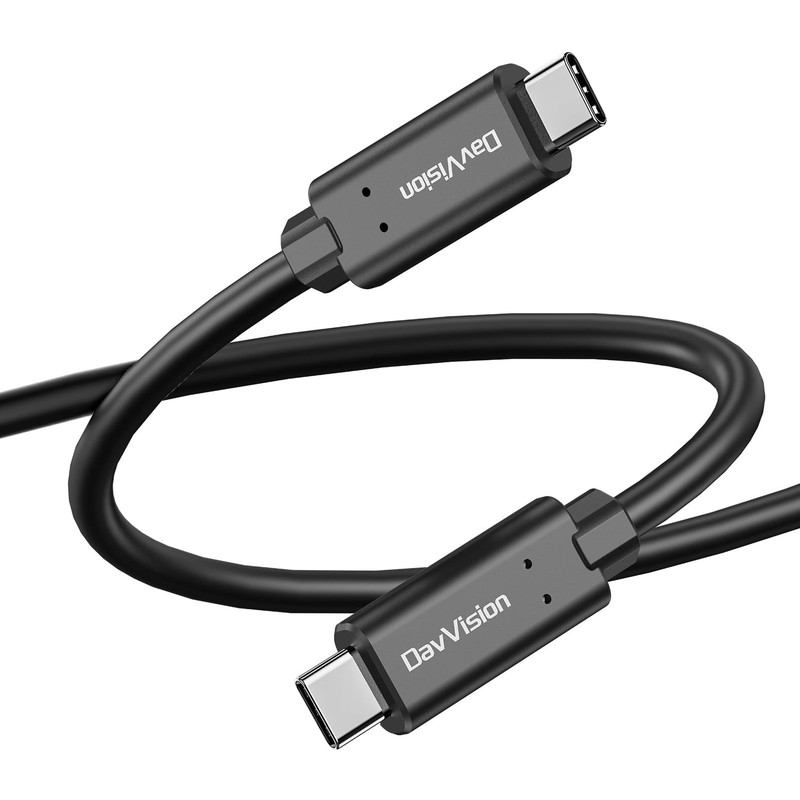 25FT USB C Fiber Optic Cable 10Gbps 60W for 4K Camera & Video Conference