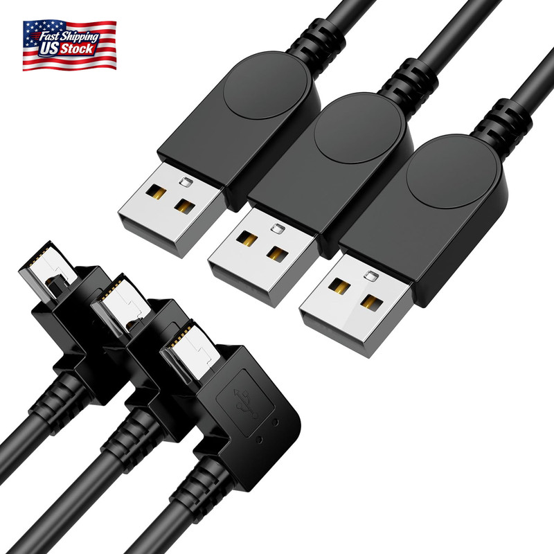 Eanetf Mini USB Cable, 90 Degree USB 2.0 a to Mini B USB Cable,Right Angle USB 2