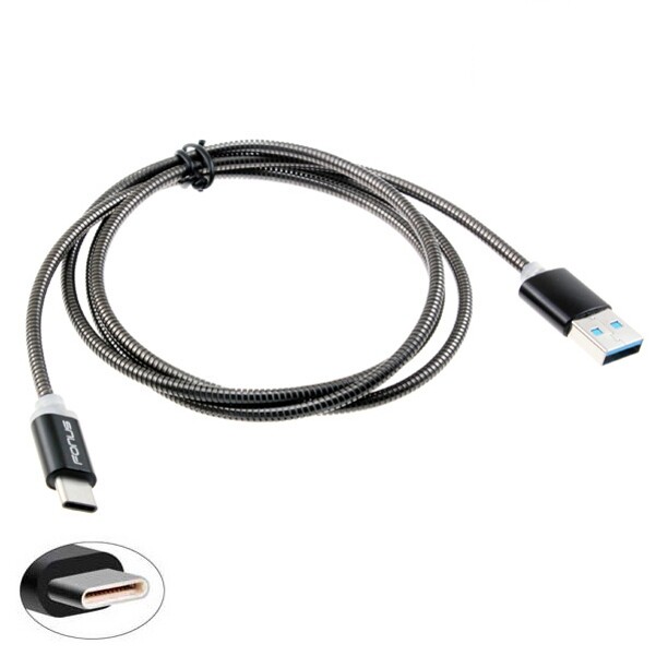 For T-Mobile REVVL 6 6x Pro - 3ft Metal USB Cable Type-C Charger Cord Power Wire gallery