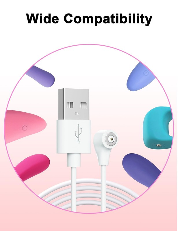 Magnetic USB Charger Cable Replacement DC Cord Durable 2.6Ft gallery
