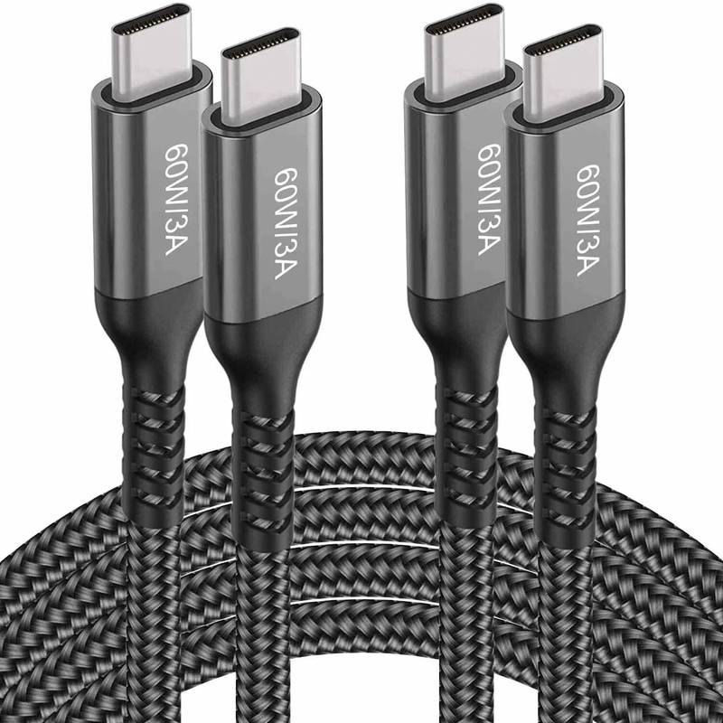 USB-C to USB-C Cable 15FT 2PACK 60W Long CableFast Charging Cord for iPhone 1…
