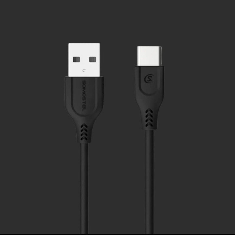 USB C Cable 3.1A / 3.2 feet / 1m / Set of 2 / Black / White / Charging cable gallery