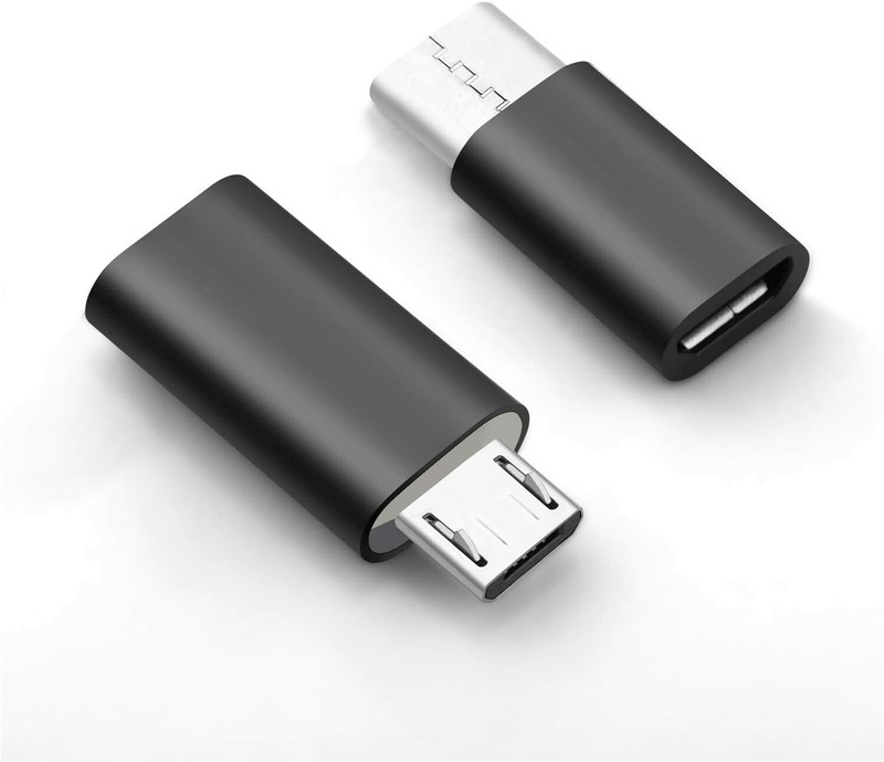 2 Pack USB 3.1 Type C Female to Micro USB Male Adapter Converter Connector USB-C gallery