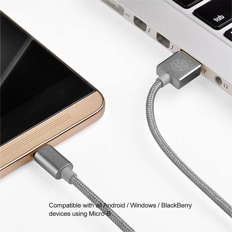 Silverstone CPU02C 2 in 1 Micro-USB Combo USB-A to Micro-B Cable gallery