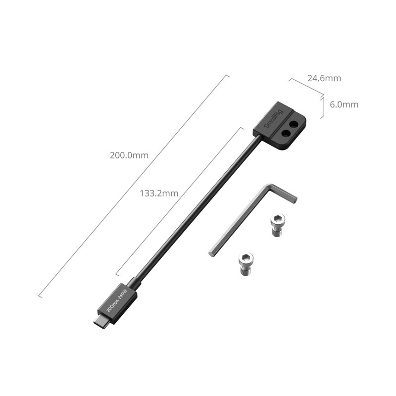USB-C Male to Female Data Cable (7.9 inch), 240W Fast Charging / 20Gbps Data ... gallery