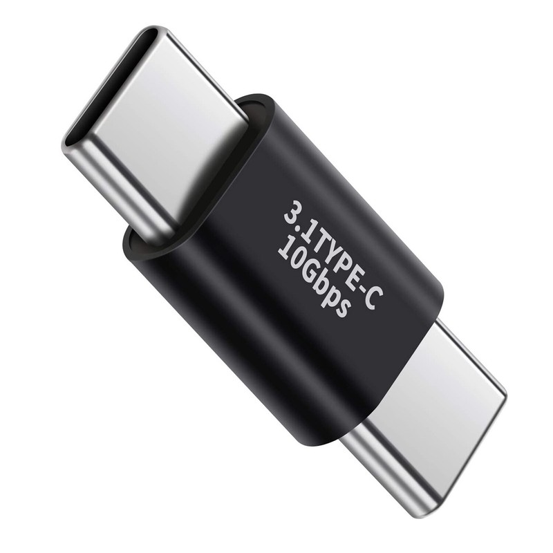 USB Type C 3.1 Male to Male Adapter 10GBbps Video Fast Charging Cable Converter