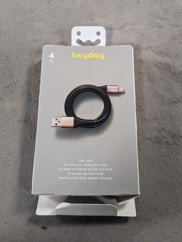 Heyday iPhone Lightin 4ft Charging Cable For iPhones gallery