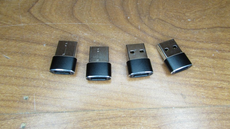 Lot of 4 USB C3.1 Type C Female to USB3.0 Type A Male Converter Adapter NEW