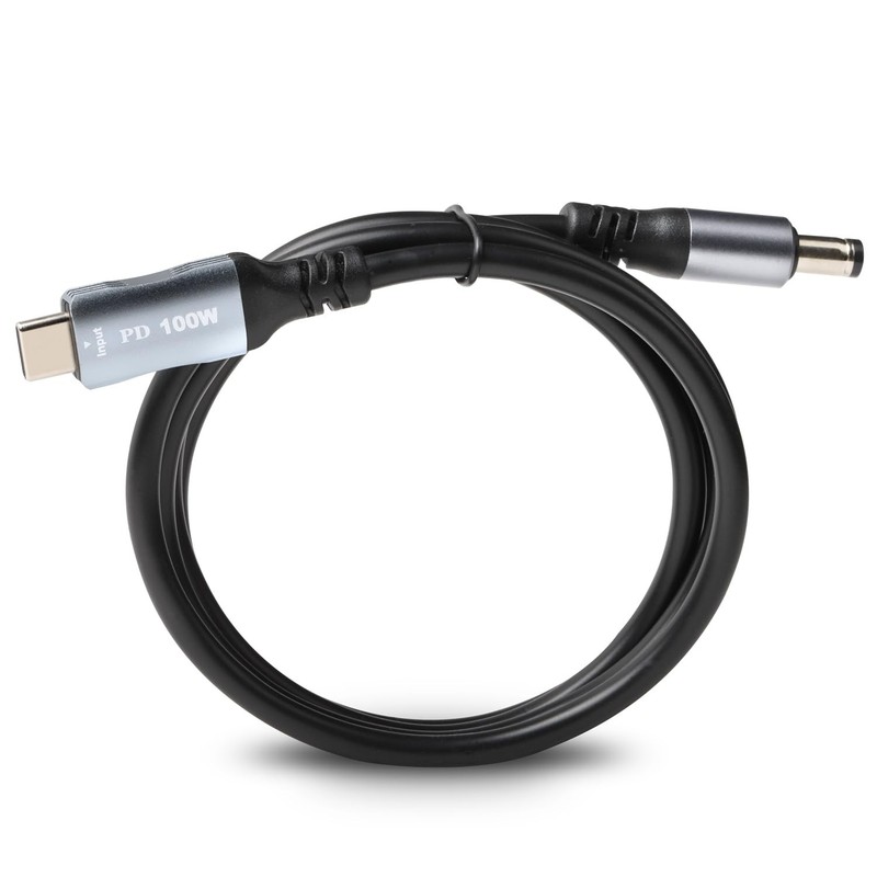 6.6FT USB C To DC 5.5mm x 2.1mm Power Cable Cord 20V 5A Output Charging PD