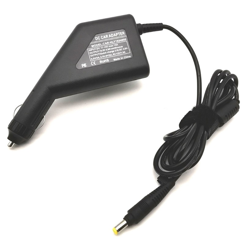 Auto Power Cord Charger Car Adapter USB 4.9 A 18.5V 4.8×1.7mm for Laptop Phone