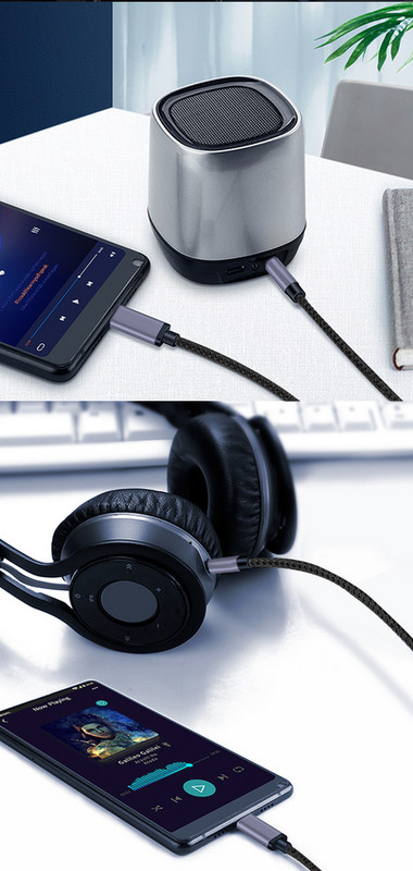 Type-C to 3.5mm Audio Aux Jack Cable (3ft) f Samsung Galaxy S23 Ultra S918U NEW gallery