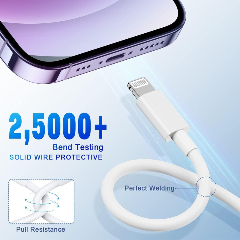 USB C to Lightning Cable 3FT 2Pack [Apple Mfi Certified], Power Delivery Iphone gallery