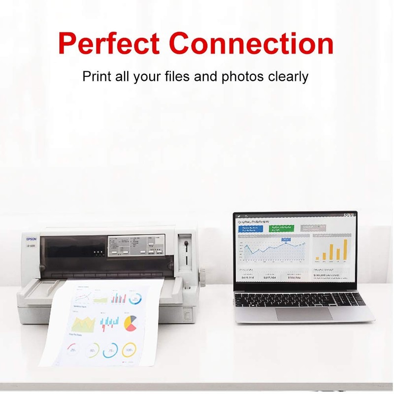 Printer Cable 25 ft,USB Printer Cable High Speed USB 2.0 A Male to Type B Male gallery