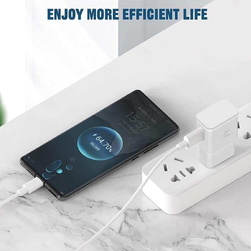 Adaptive Fast Charging Type C Cable + Wall/Travel Charger Adapter USB-C Cord gallery