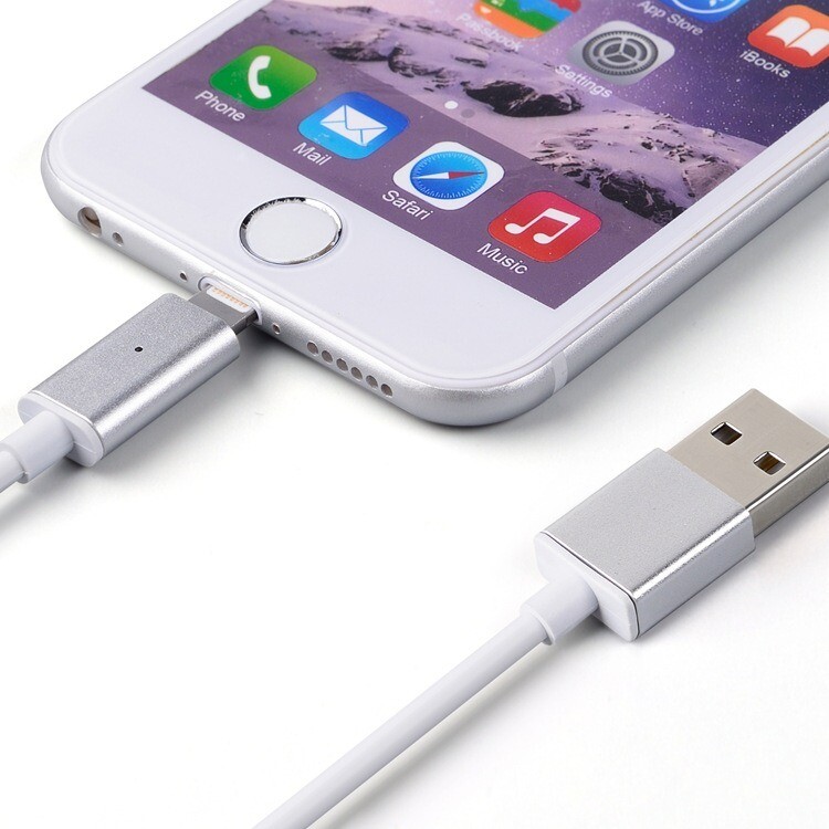2PCS Easy Connect Magnetic USB Charging Cable For iPhone 5 S 6 S 7 8 + X XS gallery