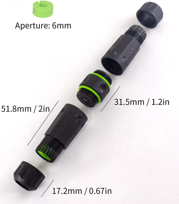 Waterproof USB C Connector 10Gbps, USB C Data Waterproof Connector, Type C 3.1 P gallery