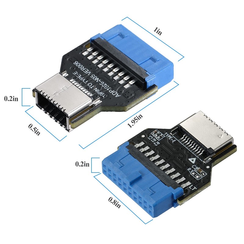 USB 3.0 19PIN Header to Type-E Cable Front A-Key Interface 9PIN PC Ports gallery