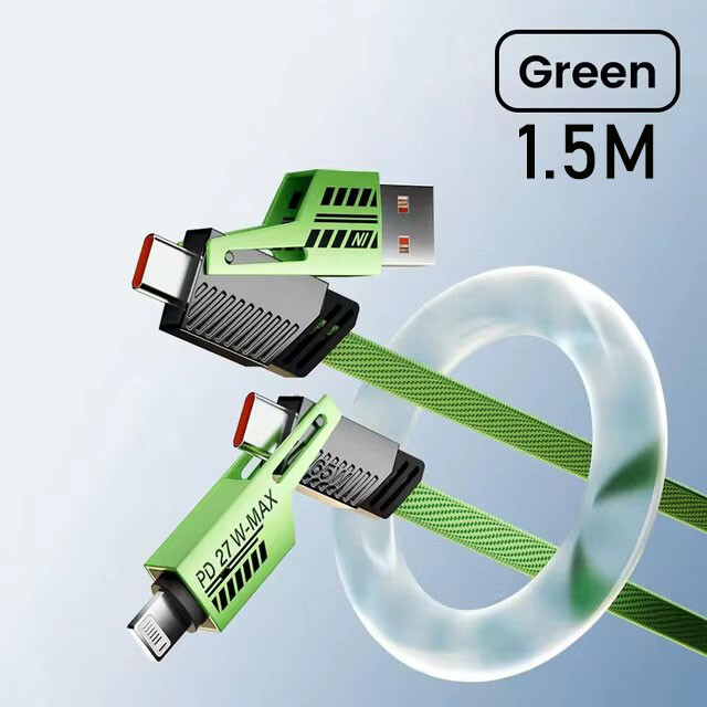 4-in-1 PD 65W Charging Cable& Car Charger Block For Google Pixel 9 8a 7 6 Pro XL gallery