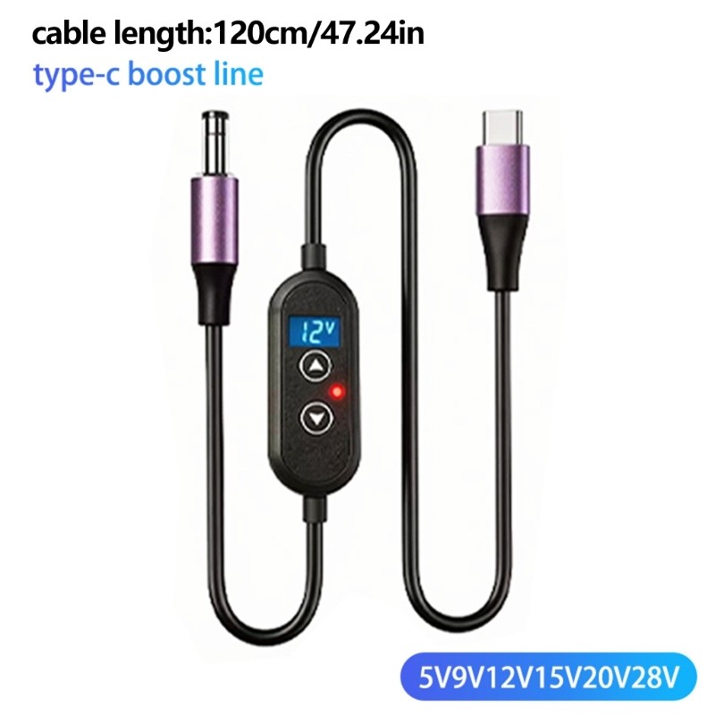Flexible Type C Male To DC5525 5521 Charging Cord Ideal For Travel Office Home gallery